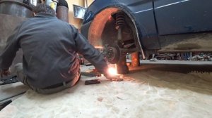 Замена пыльников ШРУС и рулевой рейки на ОКЕ.
