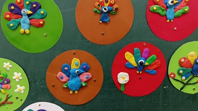 Урок художественного труда. Лепка. Павлин. смотреть онлайн