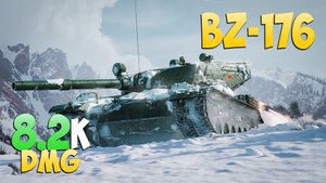 BZ-176 - 6 Фрагов 8.2K Урона - Абсолютный! - Мир Танков