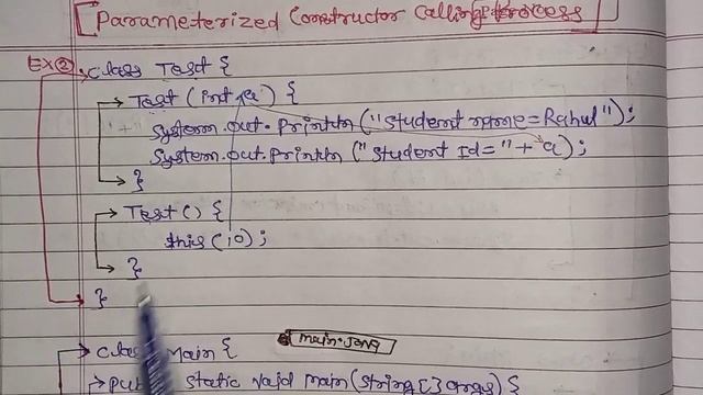 this() constructor in java |lec-3| default , parameterize constructor| AndroJava