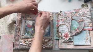 Coastal Paradise Album Overview | Mixed Media | Обзор Морского Альбома | Скрапбукинг