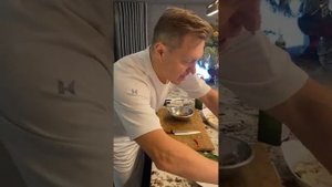 Запеченная угольная  рыба с овощами и маслом авокадо