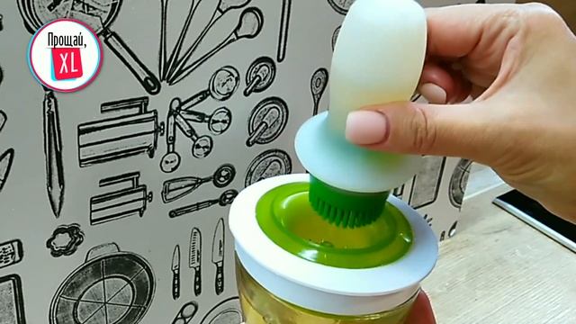 Обзор на маслёнку с кисточкой для смазывания маслом, уксусом или соусом - сковородок и противней смотреть онлайн