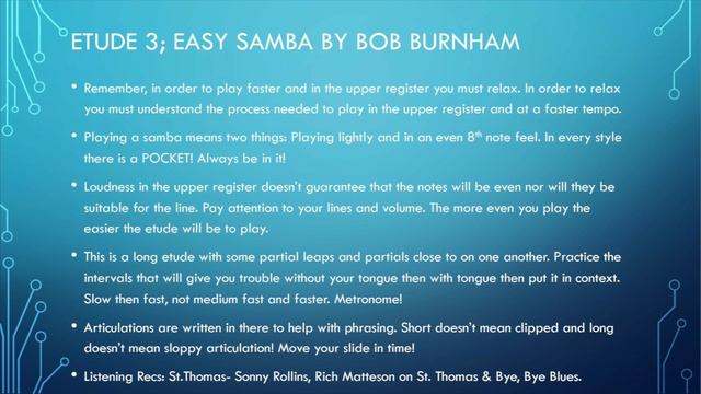 2020/2021 Texas All State Jazz Trombone Etudes & Improvisation Demonstration by Altin Sencalar смотреть онлайн