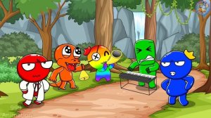 Rainbow Friends Like a Circle!!!  Roblox Rainbow Friends Animation | Rainbow Friends Song