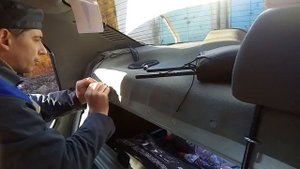 Доработка Логан 1 | Установка задних подголовников на Логан самому