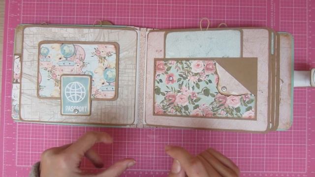 Album travel vintage// Scrapbooking смотреть онлайн