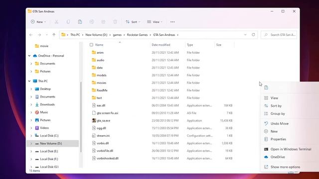 How to fix Grand Theft Auto San Andreas Widescreen Resolution 1366x768 in Windows 11 Pc - Laptop