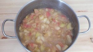 Яблочное повидло с корицей