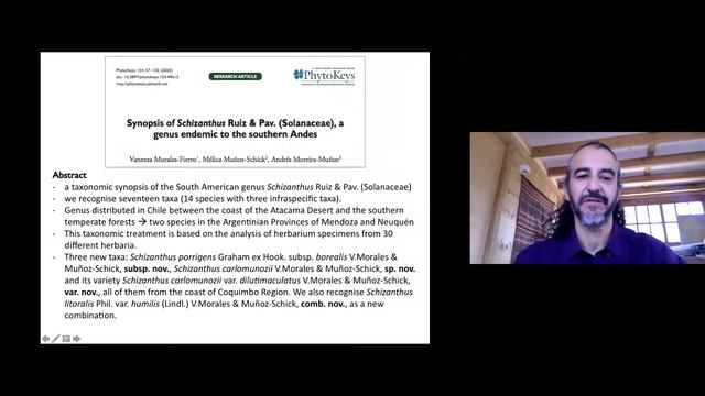 Andrés Moreira Muñóz - Advances in the knowledge of the Chilean Solanaceae & taxonomy of Schizanthu смотреть онлайн