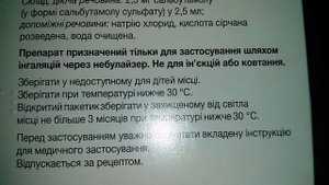 Вентолин Небулы Сальбутамол