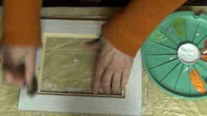 Простая техника старения дерева на рамке для картины.  Часть 2