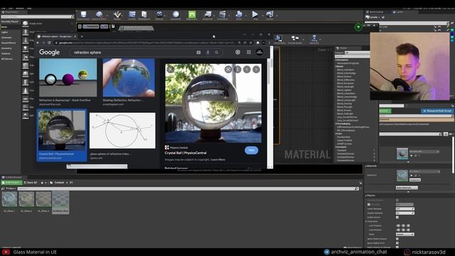 Реалистичное стекло в Unreal Engine за 9 минут! | Glass Material in Unreal Engine смотреть онлайн