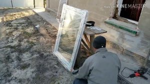 Демонтаж старого окна и установка нового пластикового окна