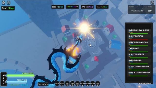 [AOPG] SHOWCASE DE LA DRAGON FRUIT En A One Piece Game (Roblox One piece) смотреть онлайн