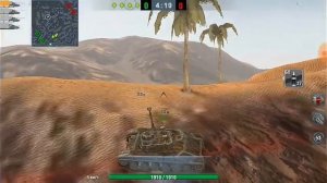 WoT Blitz. Подсадка на карте Горящие пески.