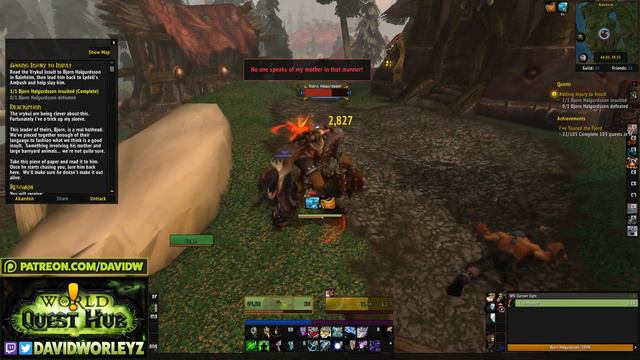 Adding Injury to Insult | WoW Quest Guide #Warcraft #Gaming #MMO #魔兽 смотреть онлайн