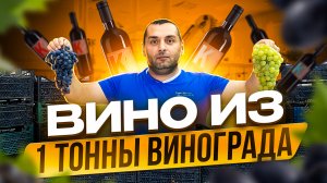 ВИНО из 1 тонны винограда (часть 1)