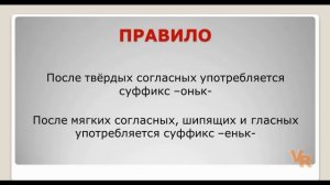 Суффиксы существительных -оньк-, -еньк-. Занятие 14 (К заданию 11 ЕГЭ по русскому языку)