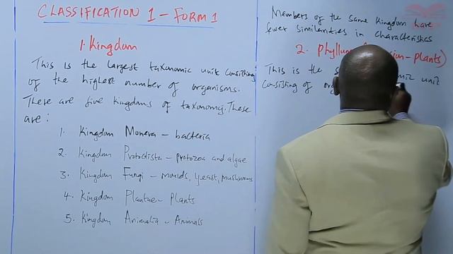 KCSE BIO FORM 2 CLASSIFICATION 1 смотреть онлайн
