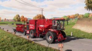 Farming Simulator 22 / Карта Сосновка / Уборка сахарной свеклы Holmer Terra Dos T4