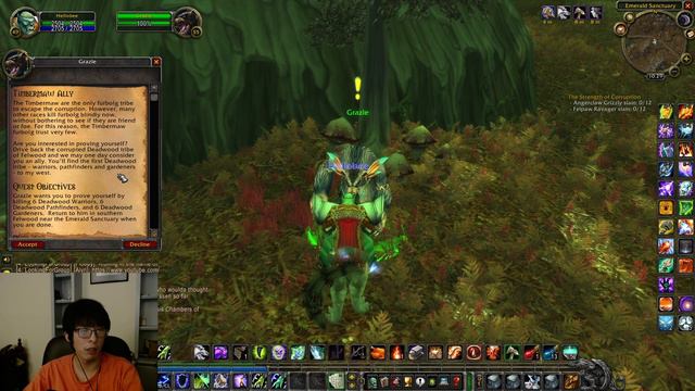 dam bro the burning legion fucked felwood up smh.. | 1-70 leveling series | WoW Classic: tbc part 2