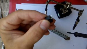 Методика выпаивания  пьезокерамического фильтра.