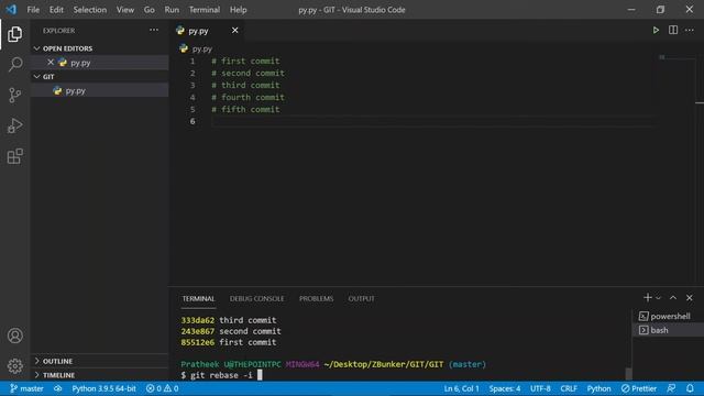 Learn Git Essentials 15: Squash Commits смотреть онлайн