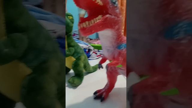 spiderman vs.dinosaurs