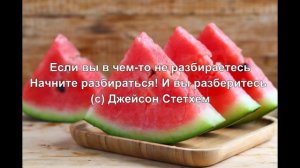 Если вы в чем-то не разбираетесь
Начните разбираться! И вы разберитесь 🤯
(с) Джейсон Стетхем