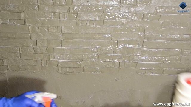 Валик Cappella под камень. Венецианский камень. Roller Cappella Venetian stone