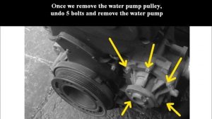 How to replace water pump on 1.6, 1.8 Astra, Zafira, Insignia, Vectra a16xer a18xer