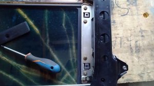 Снятие стекла люка  Часть 1