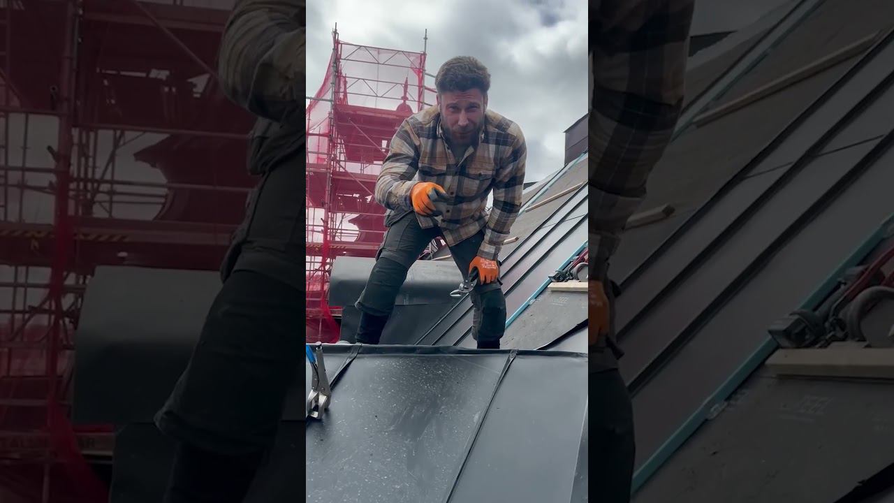 Стокгольмский Жестянщик #фальцеваякровля #фальцевая#roof