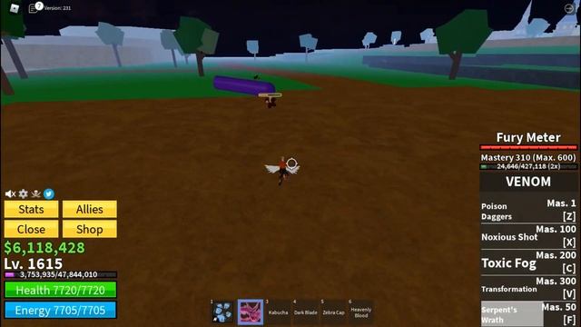 UPDATE 15! Обзор на Venom | Blox fruits смотреть онлайн