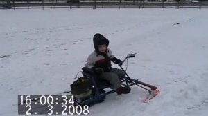 Миниснегоход для ребёнка 2005 /mini snowmobile for the child