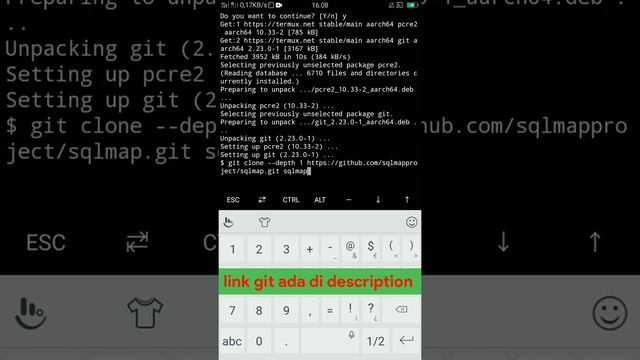 TUTORIAL INSTALL SQLMAP DI TERMUX [ WORK ] смотреть онлайн