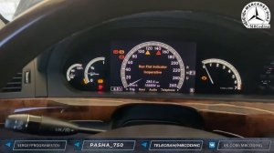 Mercedes обновление прошивки через OBD разъем / Активация AMG menu 360 км W221 S500. OpenPort 2.