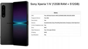 Sony Xperia 1 IV (12GB RAM + 512GB)