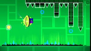 Обзор на самую первую версию Geometry Dash