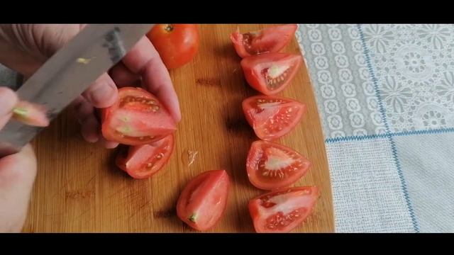 Помидоры по -корейски.Закуска.Салат из помидоров в заливке.