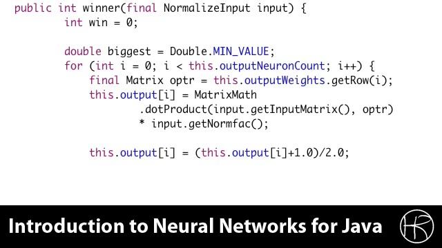 Introduction to Neural Networks for Java (Class 12/16, Part 3/5) смотреть онлайн
