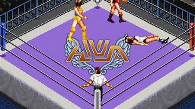 Super Fire ProWrestling Queen's Special (SUPER NINTENDO) Battle Royal 1 смотреть онлайн