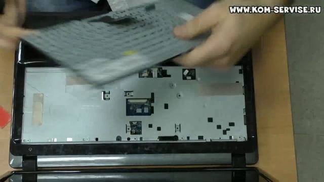 Как заменить клавиатуру на ноутбуке DNS W253.
