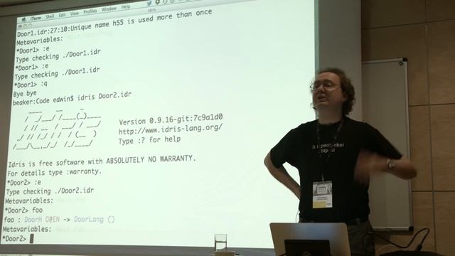 Lambda Days 2015 - Edwin Brady - State, Side-effects and Communication in Idris смотреть онлайн