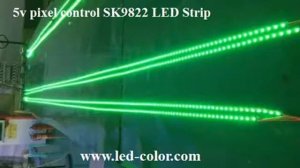 5v pixel control sk9822 rgb led strip