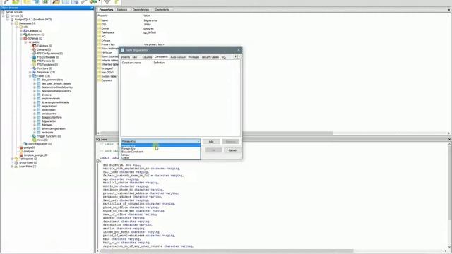 PostgreSQL - Create Primary Key to edit data from View Data table using pgAdmin III смотреть онлайн