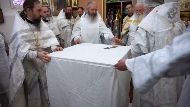 Освящение храма в честь Георгия Победоносца в с. Хрящевка.