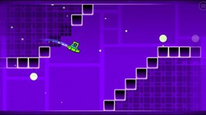 Прохождение уровня back on track на 3 монетки в geometry dash.