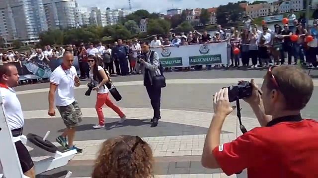KRINICA MINSK STRONGMAN CUP - 2014, Александр Курак -эстафета. смотреть онлайн